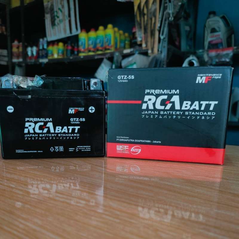 Promo Aki Rcabatt Mf Gtz5S Premium 12V 4Ah Tidak Perlu Dicas Langsung
