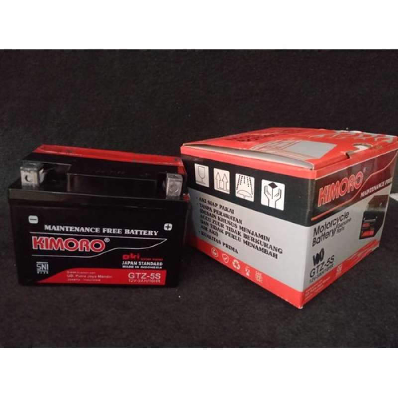 Promo Aki Kering 12V 5A Cocok Buat Motor Honda Beat Vario / Aki Kering