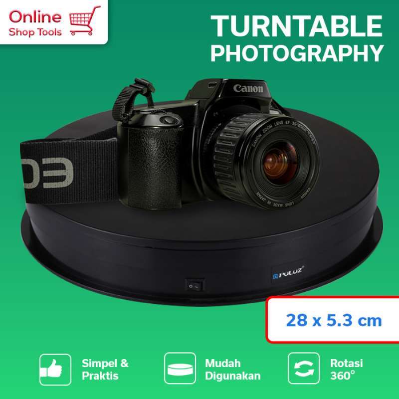 Promo DISPLAY PUTAR TURNTABLE TURN TABLE ROTARY ROTASI 360 30CM - BISA ...