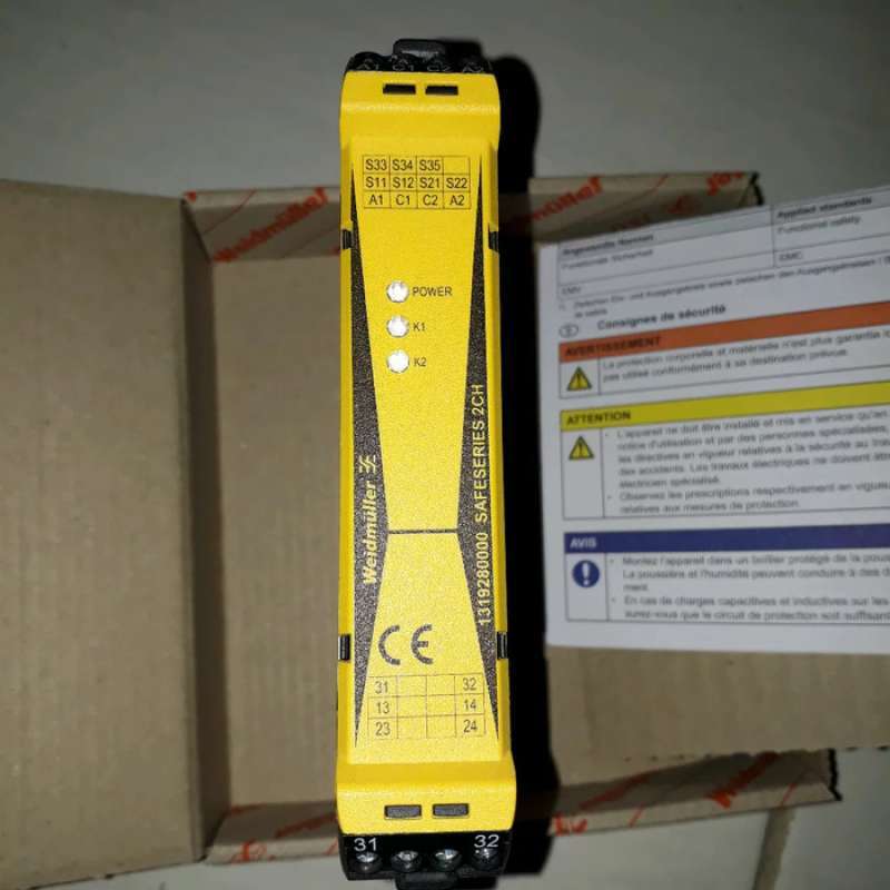 Promo Weidmuller SCS 24VDC P2SIL3ES 1319280000 Safety Relay 24 VDC promo-weidmuller-scs-24vdc-p2sil3es-1319280000-safety-relay-24-vdc