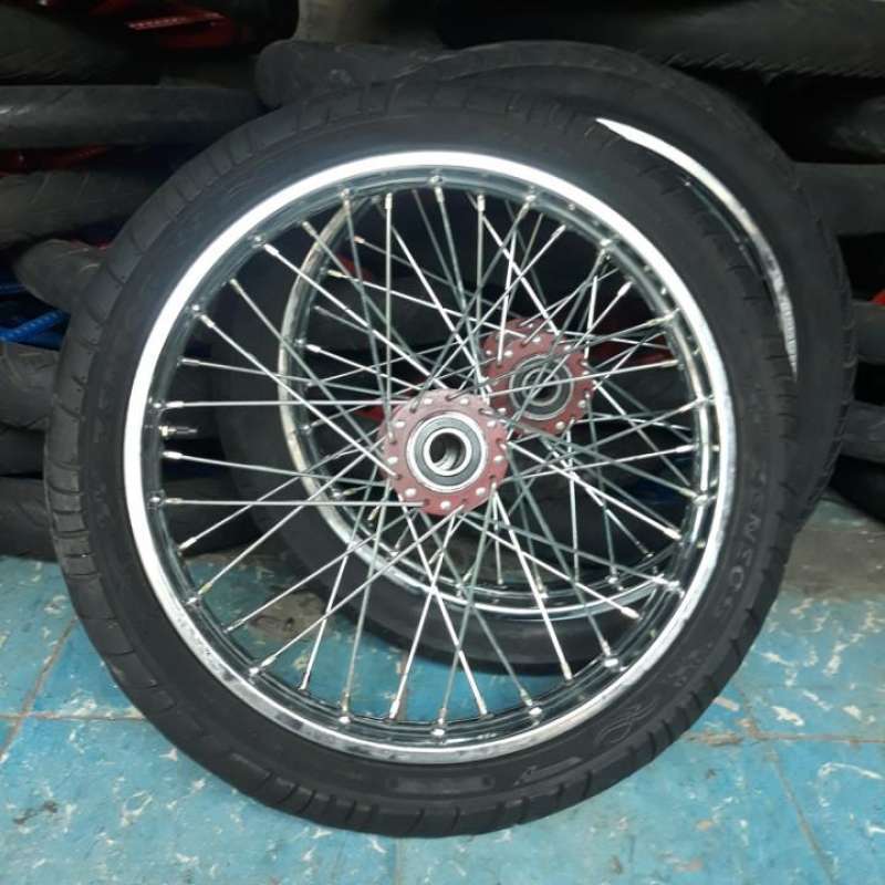Jual Roda Gerobak Ring 16 Inch Jari Jari Motor Roda Gerobak Dorong 1set ...