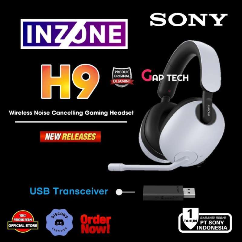 Promo Sony INZONE H9 / H 9 Wireless Noise Canceling Gaming Headset ...