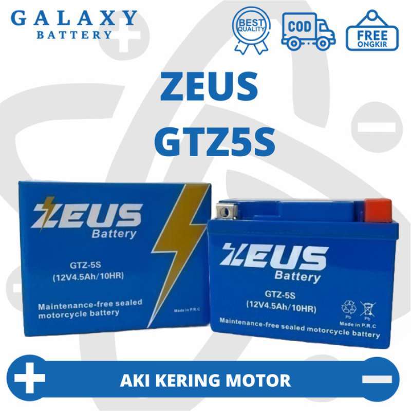 Promo Aki Motor Yamaha Mio S Gtz5S Aki Gel Aki Mf Aki Kering Zeus High