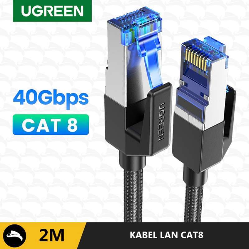 Promo UGREEN 80431 KABEL LAN RJ45 ETHERNET INTERNET NETWORK CAT8 MODEM ...