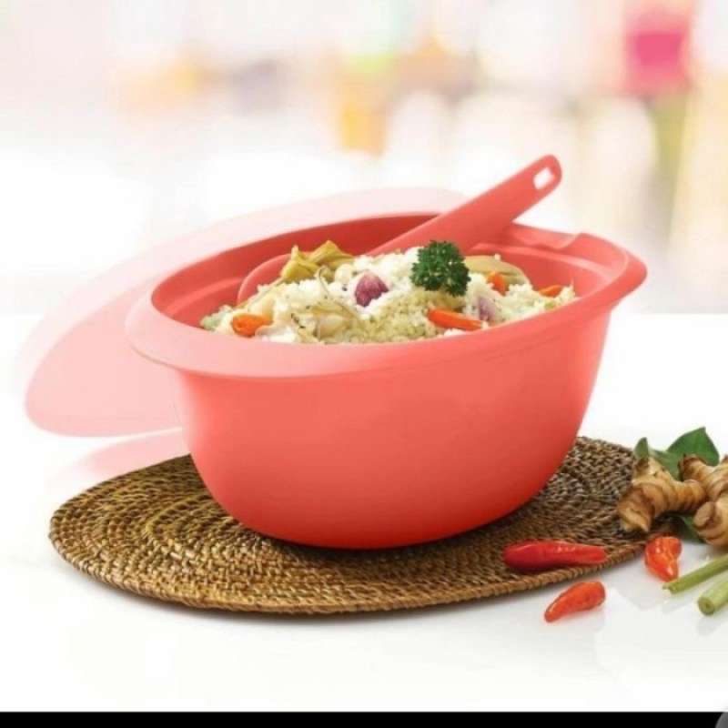 Promo TUPPERWARE Tupperware blossom rice server with spoon [A08] Diskon