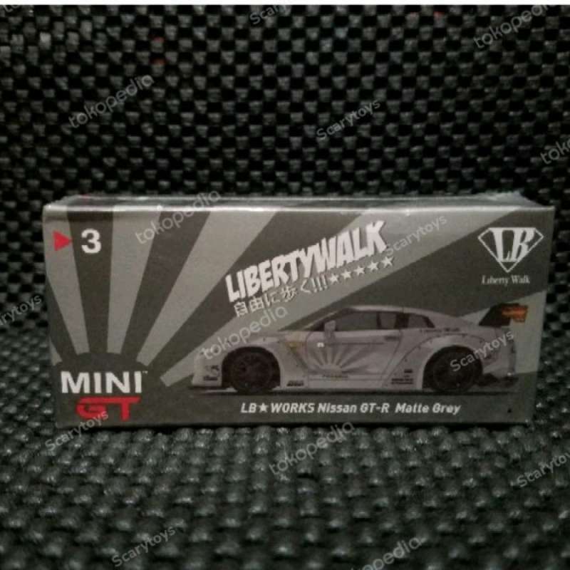 Promo Mini GT minigt LB Works Nissan GTR R35 Matte Grey 3 Diskon 23% di ...