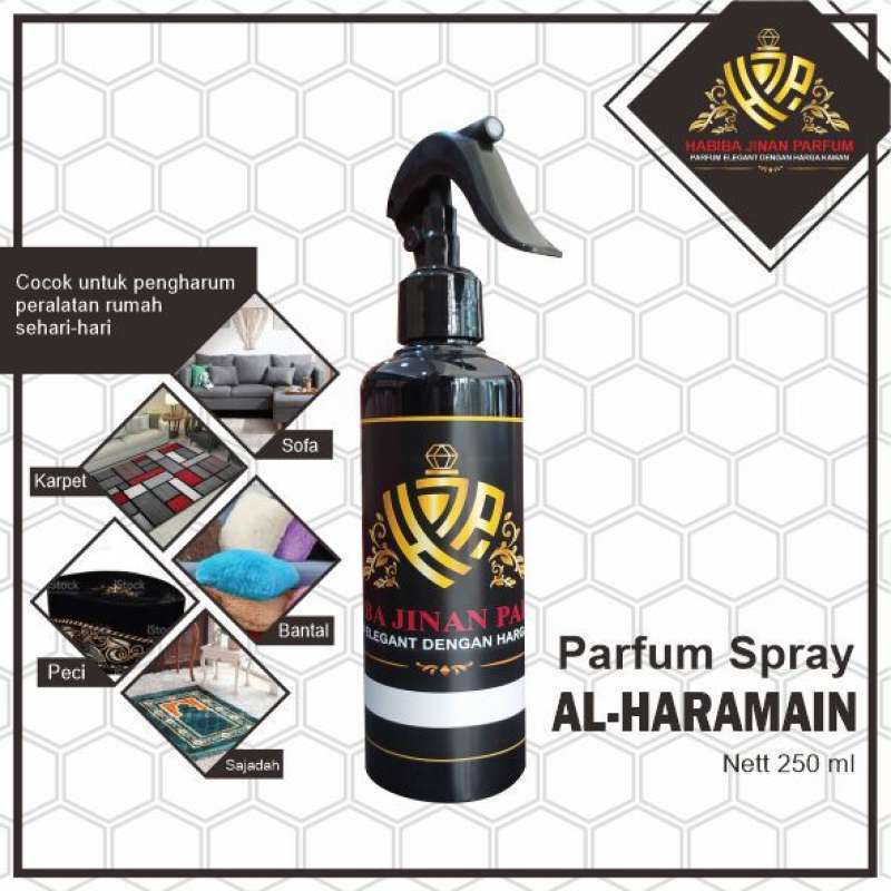 Jual PARFUM SPRAY ALHARAMAIN/MASJIDIL HARAM/KISWAH 250 ml di Seller Fresh Perfume Setu, Kota