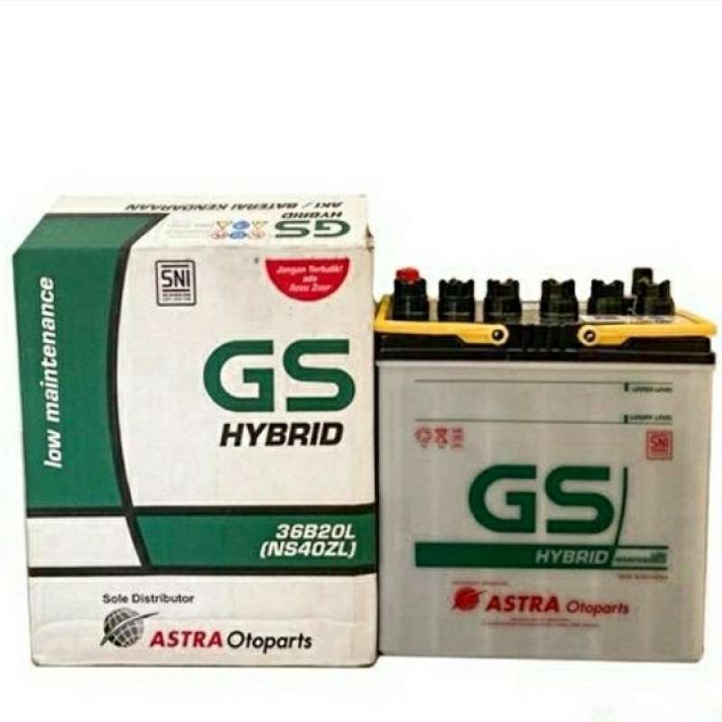 Promo Aki mobil Agya, Ayla, Sirion, Mobilio NS40ZL GS Astra Hybrid Aki