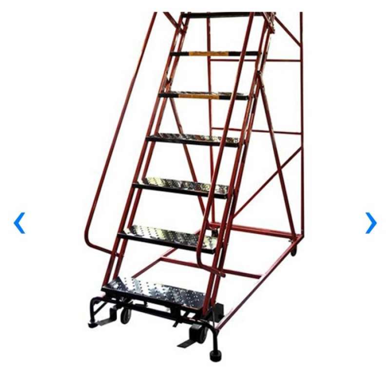 Tangga Ada Roda Promo Krisbow Tangga Gudang Podium 9 Step 2,3 Mter/tangga Dorong Besi ...