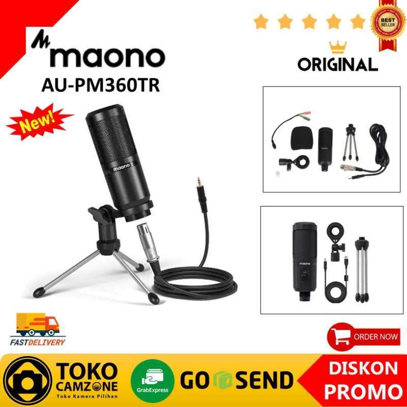 Jual Maono AU-PM360TR Condenser Microphone di Seller Toko Camzone ...