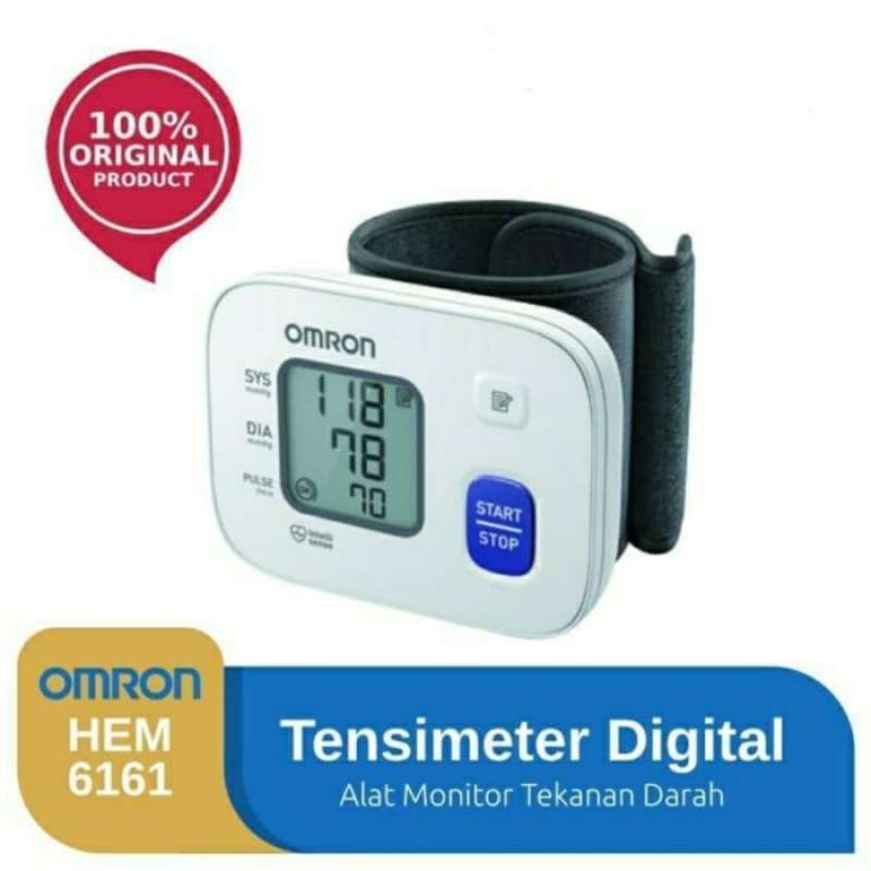 Promo Omron (Hem-6161) Tensimeter Pergelangan Tangan Alat Tensi Darah
