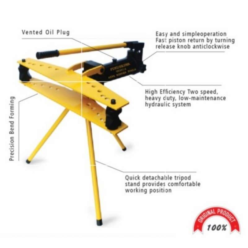 Jual Alat Pembengkok Pipa Hydraulic MANUAL HYDRAULIC PIPE BINDER 13