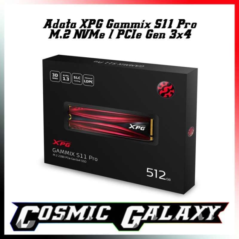Promo Adata XPG Gammix S11 Pro 512GB SSD M.2 NVME PCIe Gen3x4 2280 ...