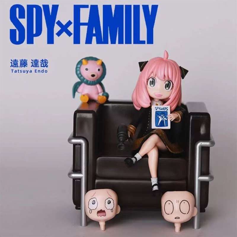 Figurine Spy X Family 15cm – Anya Et Yor Forger – PVC – Déco De Table – Enfant