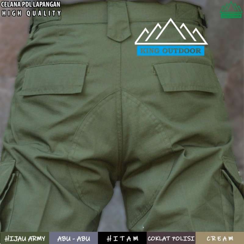 Jual Celana Tactical Pdl Jumbo (46-48) Ripstop Tornado Warna Hijau Army ...
