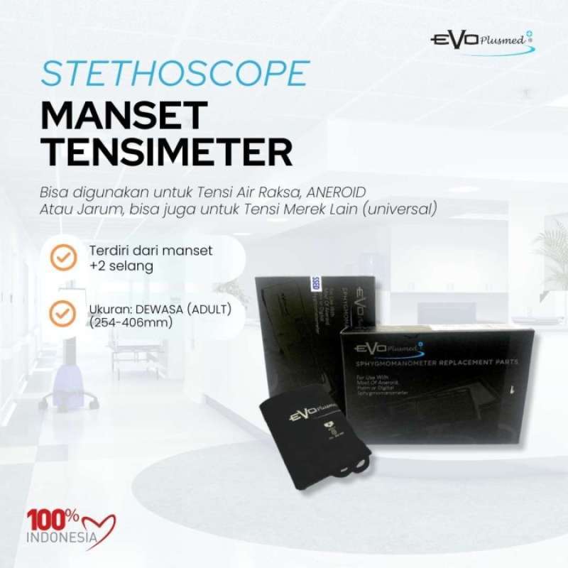 Promo Manset Tensimeter Cuff Tensimeter Evo Plusmed Diskon 17% di ...