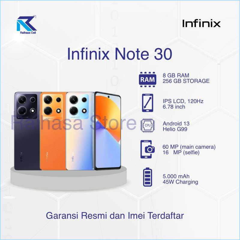 Infinix Note 30 Ringer Jual Infinix Note 30 Yogya Spesifikasi Original, Murah & Diskon Harga ...