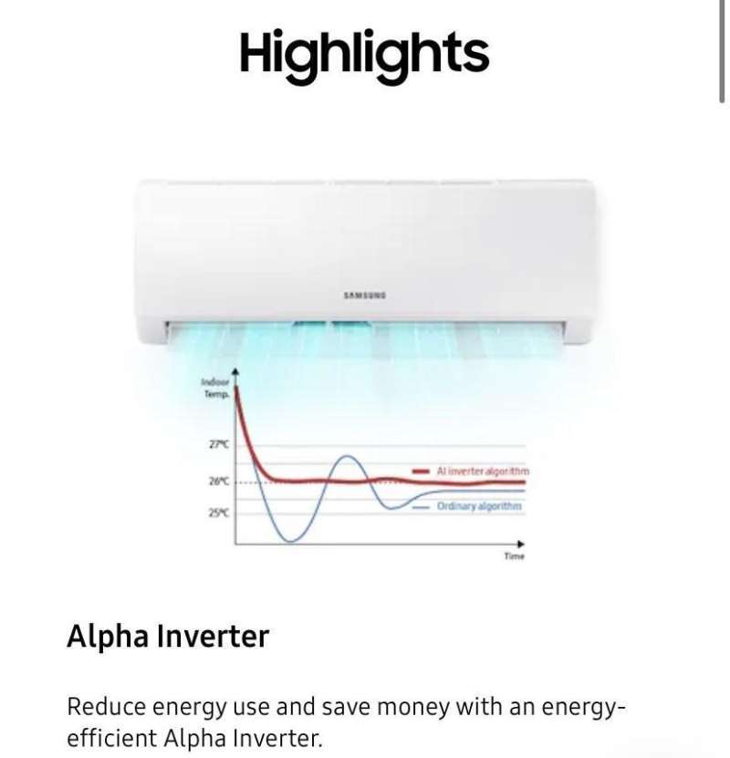 Jual Ac Samsung Alpha Inverter 1pk Ar09ayhlawknse (r-32) Di Seller Cbr ...