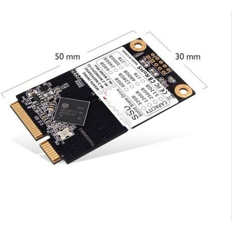 SSD MSATA Interno 128GB, 256GB O 512GB – Marca Mista (Samsung, Hynix, Toshiba, Sandisk)