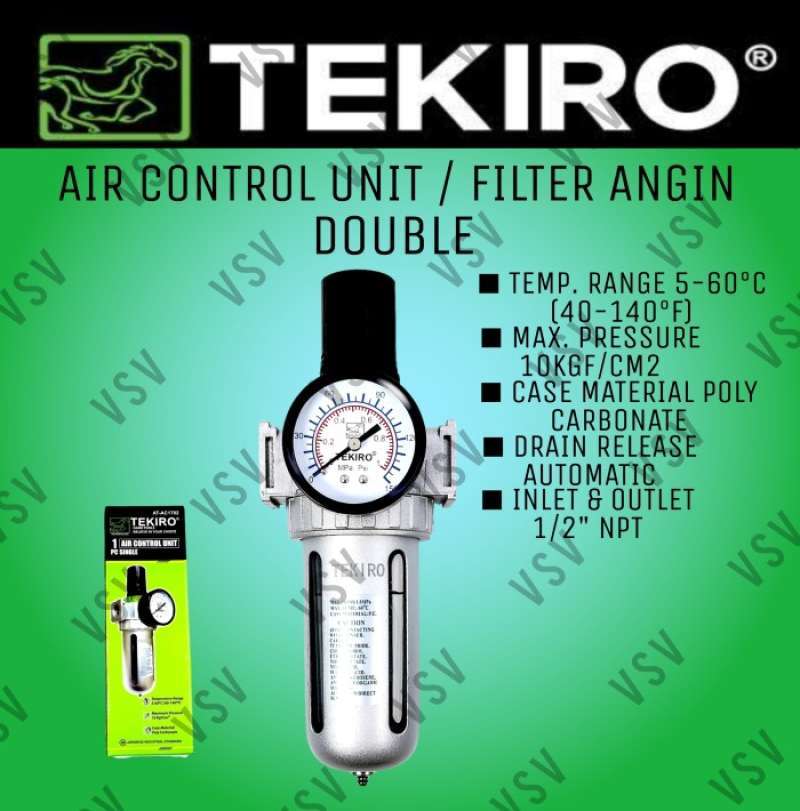 Promo Tekiro air control unit single Air Filter angin compressor Tekiro ...