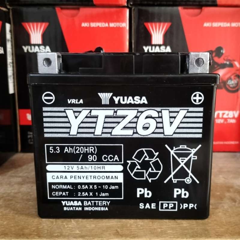 Jual Aki untuk segala motor matic ISS YTZ6V Yuasa Aki Kering di Seller
