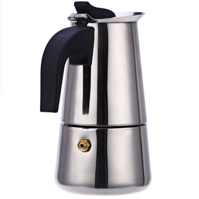 Promo Teko Espresso Coffee Maker Moka Pot Stovetop Filter 300ml (6 Cups