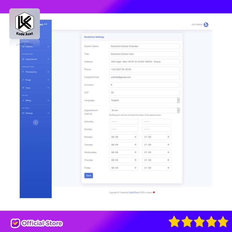 Promo Source Code Aplikasi Doctorino - Doctor Practice Management ...