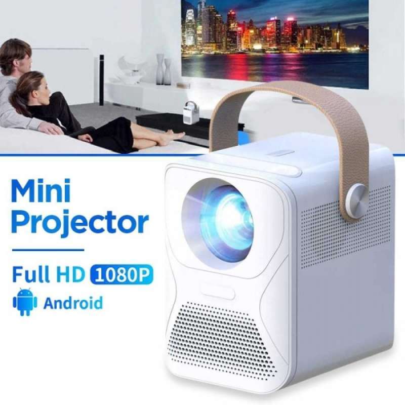 Jual Proyektor Mini Projector Rumah Kantor Android 1080 Big Screen