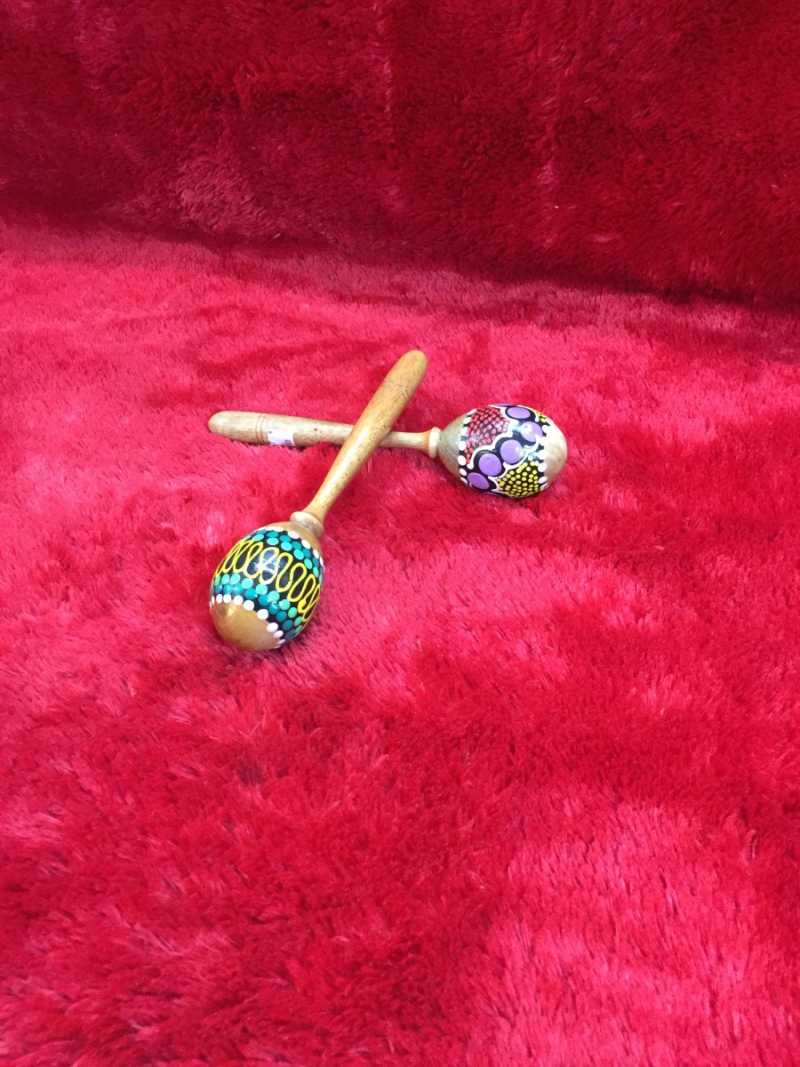 Promo Marakas mainan anak alat musik tradisional maracas Diskon 29 di