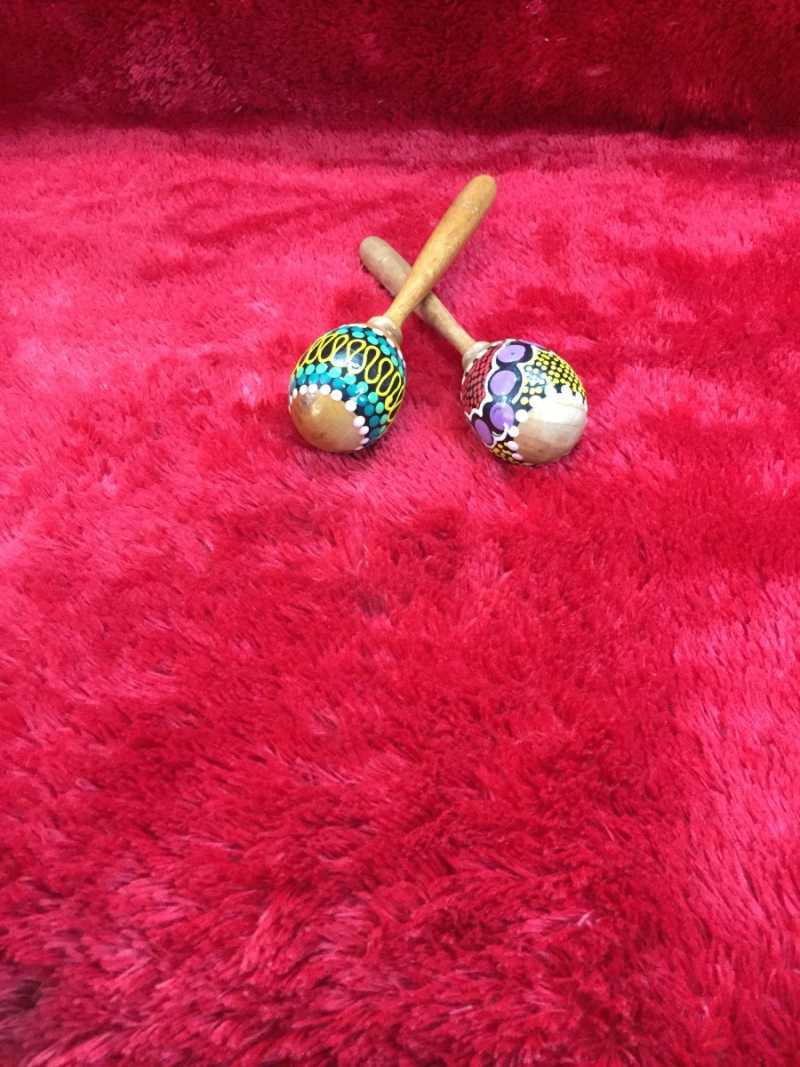 Promo Marakas mainan anak alat musik tradisional maracas Diskon 29 di