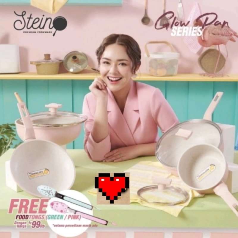 Promo Steincookware Stein cookware wok frypan sauce pan GLOW SERIES
