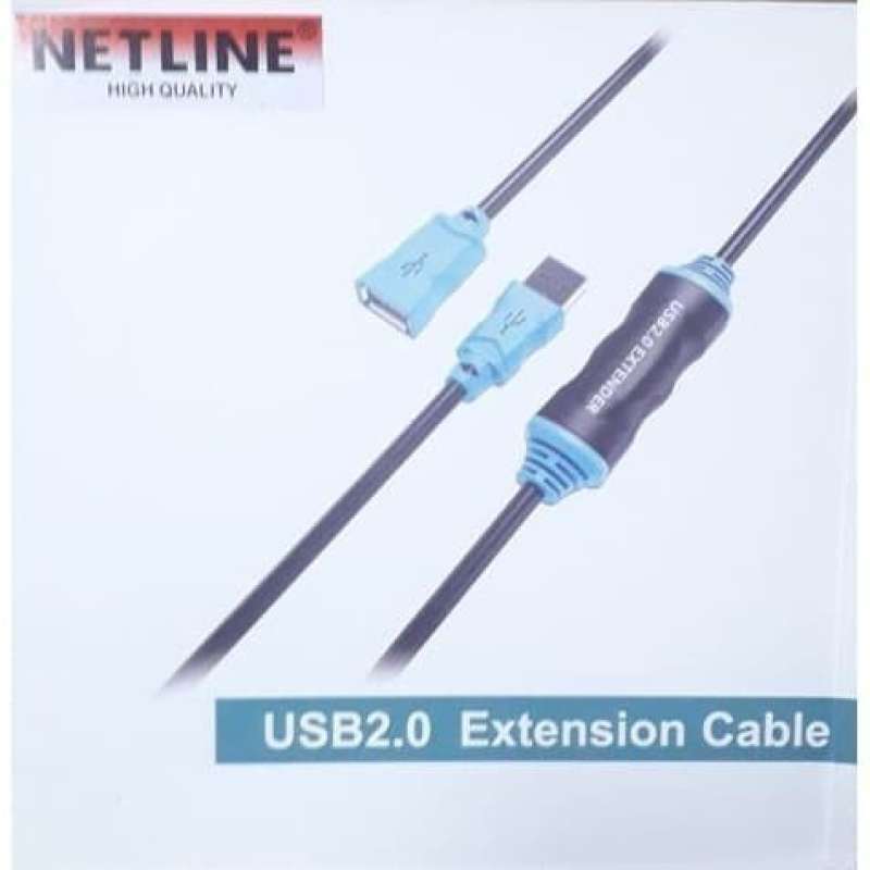 Jual Netline Kabel USB 2.0 Extension Active Perpanjangan USB 2.0 ...