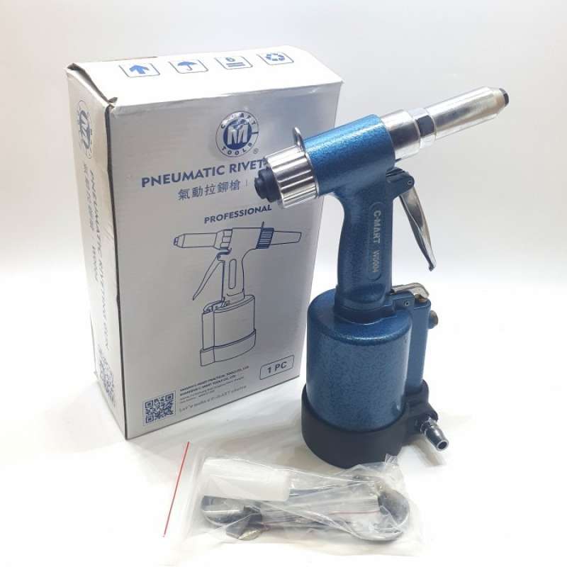 Jual CMART Pneumatic Riveting Gun Air Riveter Tang Rivet Angin di