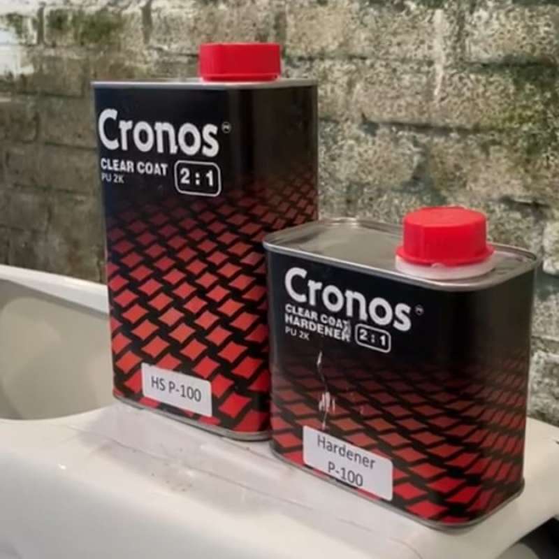 Promo Clear Coat Hs Cronos Pu 2K 1.L Hardener 0.5L Diskon 13 di Seller