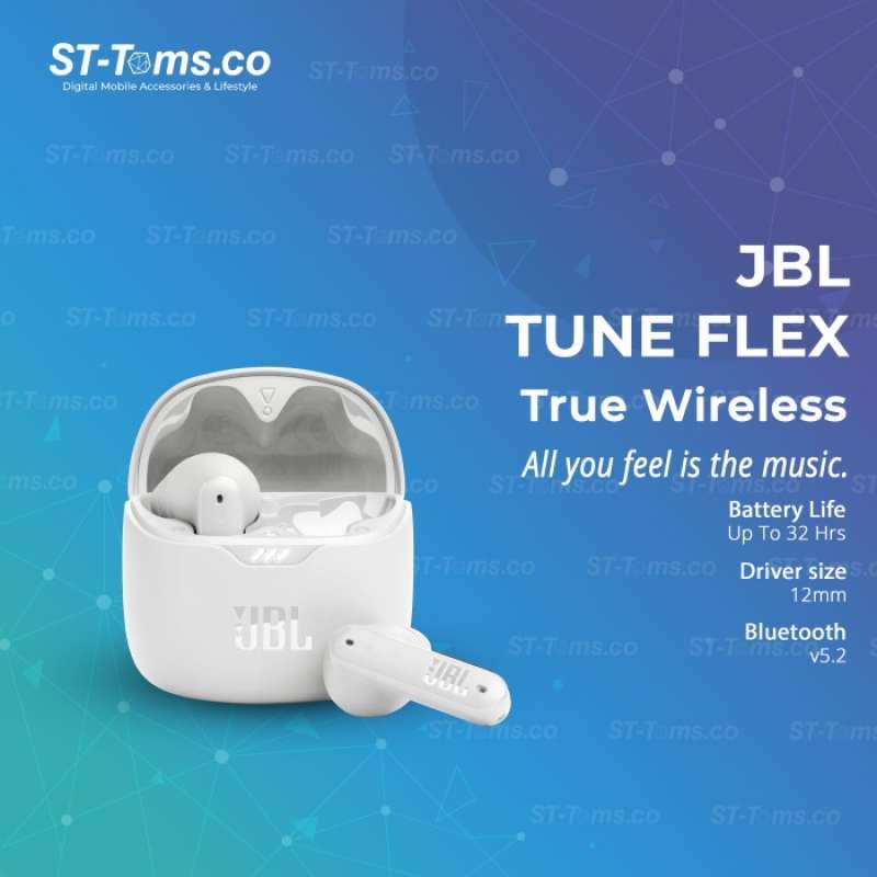 Jual JBL Tune Flex True Wireless TWS Noise Cancelling ANC Smart Ambient ...
