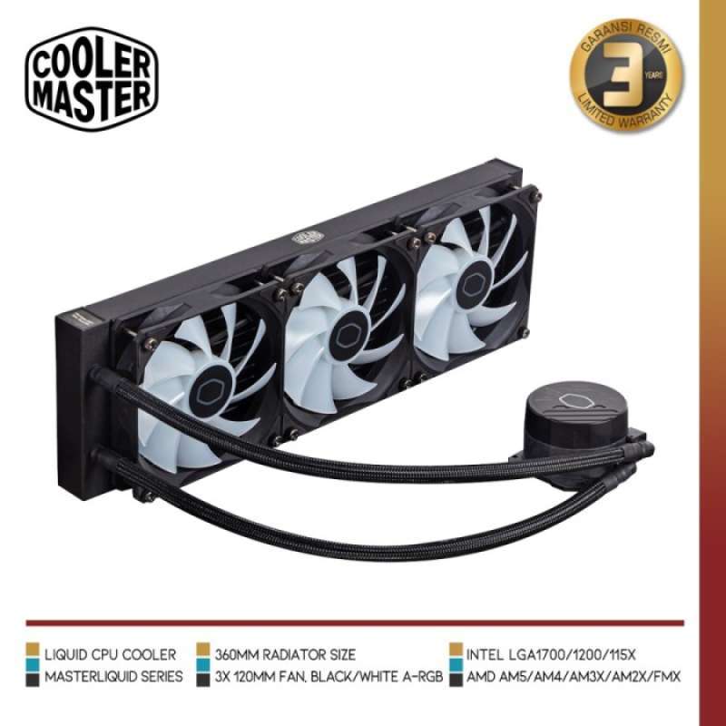 Promo Promo Terbatas !!!!! Fan Processor Cooler Master Ml360L Core Argb ...