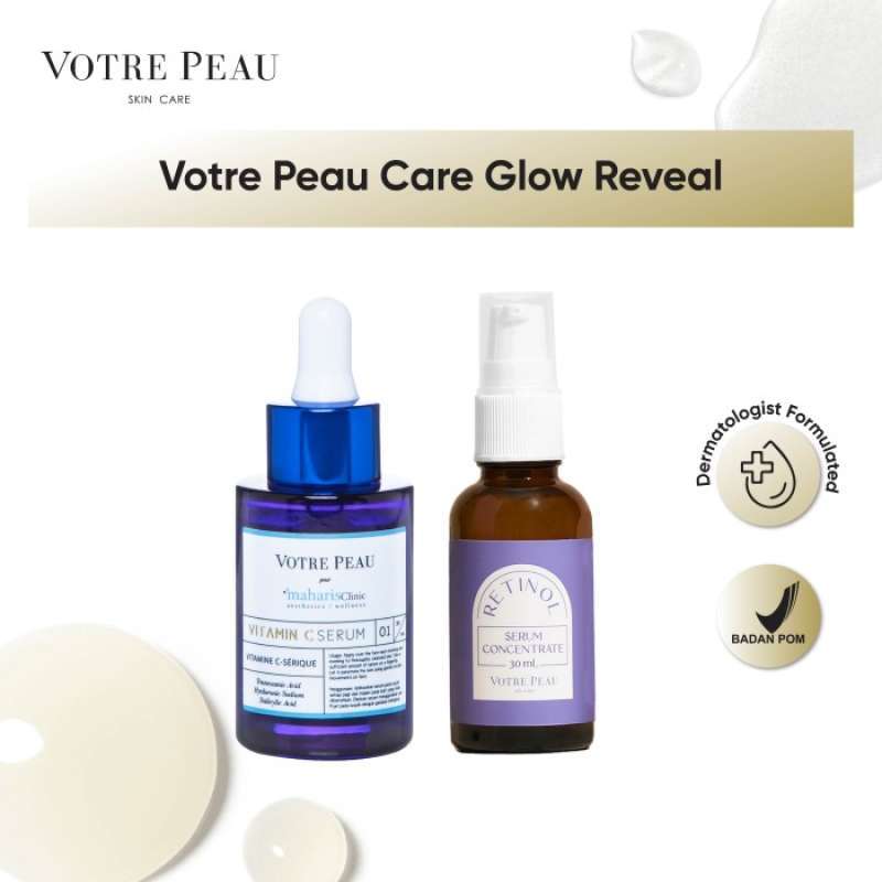 Promo Votre Peau Skin Care Glow Reveal Diskon 33 di Seller Amor One