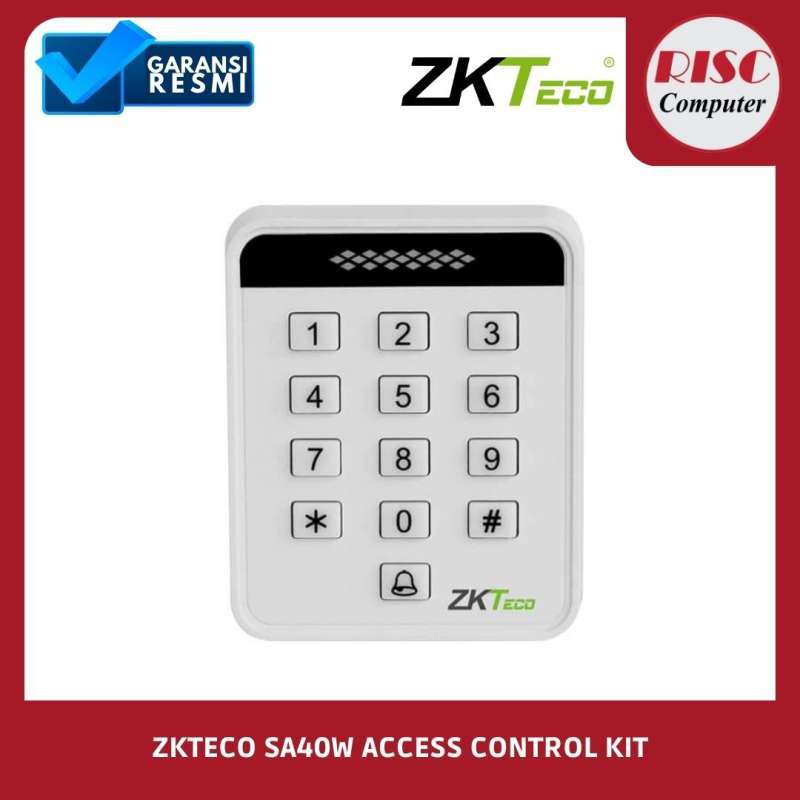 Jual ZKTeco SA40W Access Control Kit Finger Card Pin Kartu RFID di