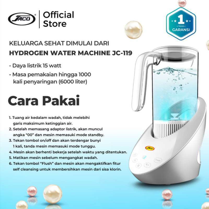 Promo Jaco Water Purifier Mesin Air Hidrogen Hydrogen Water Machine
