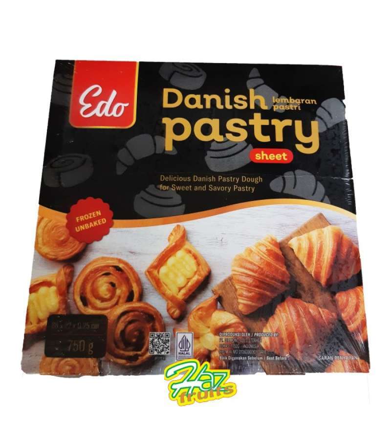 Edo Pastry Jual Edo Danish Pastry Sheet | Lembaran Pastry 750g Di Seller Haz ...