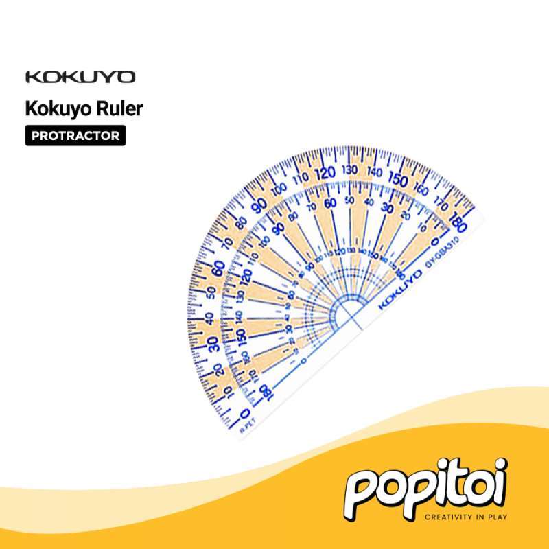 Jual Kokuyo Protractor R-pet Ruler Di Seller Popitoi - Dr. Sutomo, Kota ...