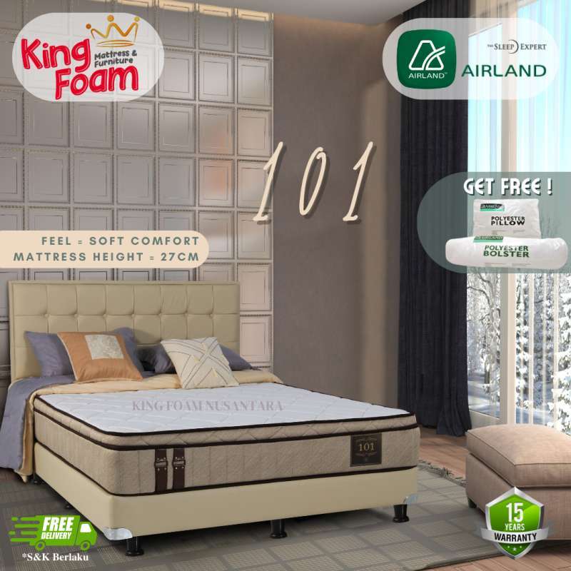 Jual Airland 101 Semua Ukuran Kasur Springbed (Full SET) HB Gibson 90