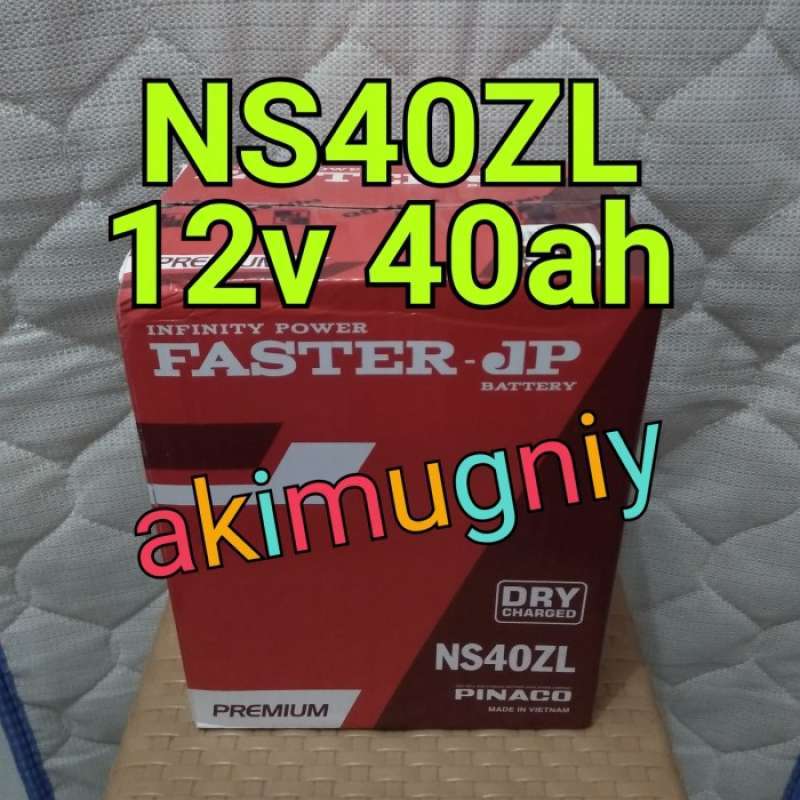 Promo aki ns40zl basah 12v 40ah jazz ertiga brio mobilio ayla agya