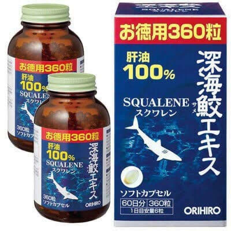 Promo Orihiro Squalene Deep Ocean Sea Shark Oil Produk Japan 60 Hari