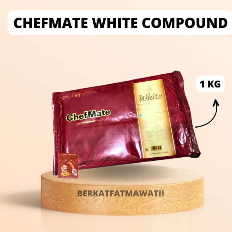 Promo Chefmate White Chocolate Compound 1kg Diskon 23% Di Seller Hikari ...