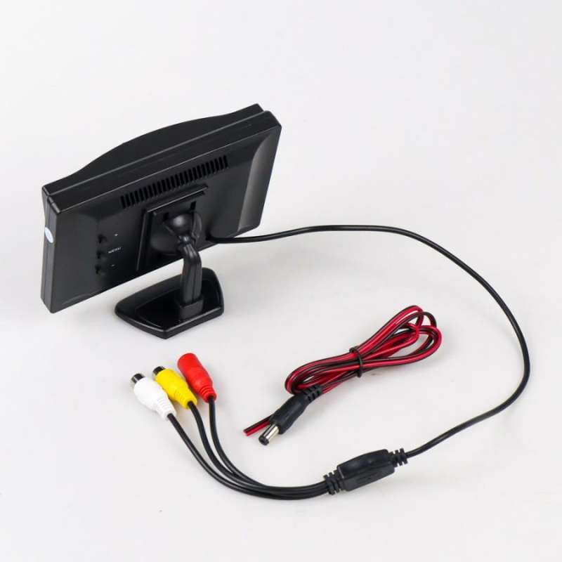 Jual Monitor Taffware Rear View Parkir Mobil TFT LCD 5 Inch - Black di ...