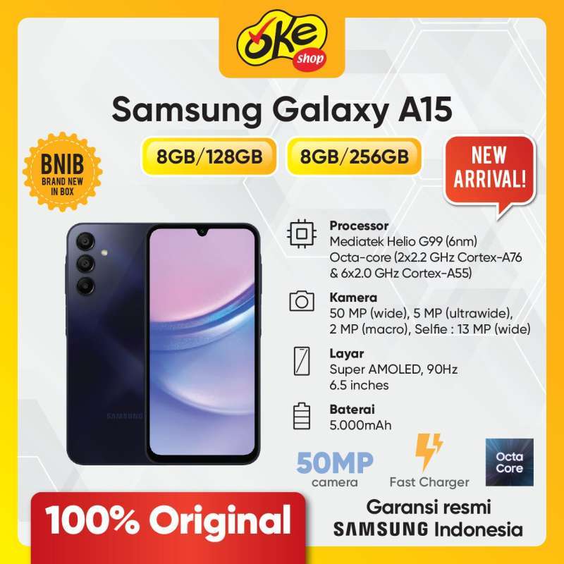Jual Samsung Galaxy A15 Lte 8/256 Di Seller Okeshop O2o Official Store ...