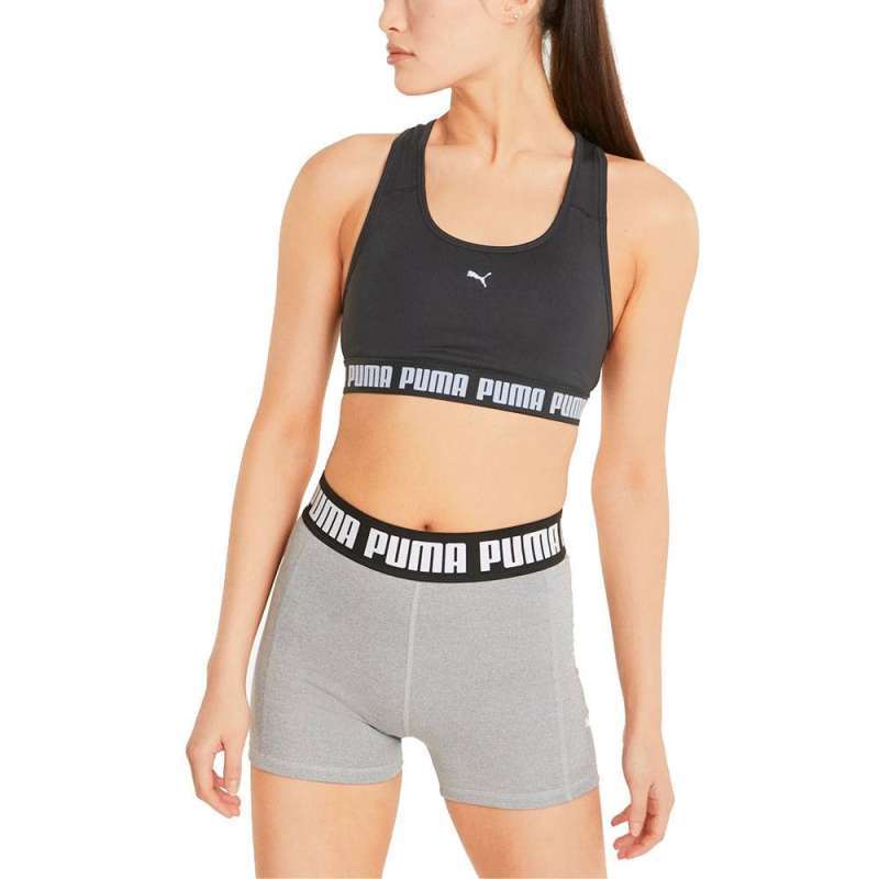 Sports Bra Puma Mid Impact Stro Black