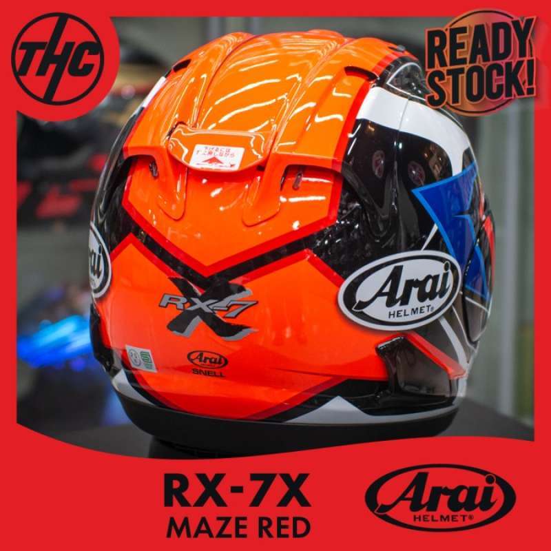 Arai rx7x maze red hotsell