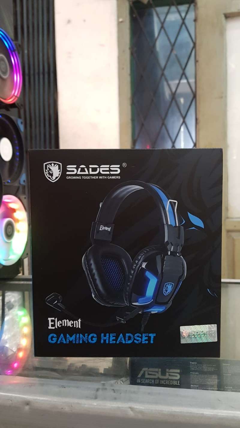 Promo Headset Gaming Stereo Headset Gaming Sades Element Diskon 23